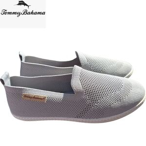 TOMMY BAHAMA Loafer Women’s 7.5 Gray Sunset Mesh Slip On Casual Shoe